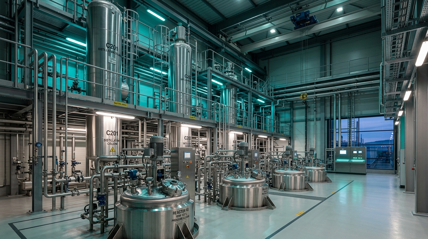 Industrial and specialty chemical manufacturing reactors